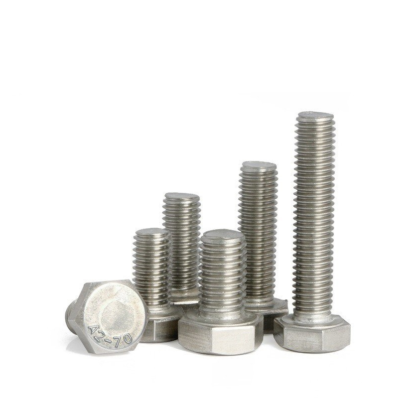 (INOX304) 20 cái M4-M8 Bulong lục giác ngoài inox 304 M4-M8