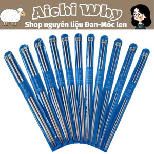 Kim đan len inox 25cm - Bộ kim đan inox