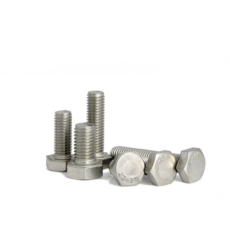 (INOX304) 20 cái M4-M8 Bulong lục giác ngoài inox 304 M4-M8