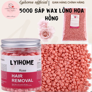 HŨ 500gr SÁP WAX LÔNG HARD WAX BEANS LOẠI SÁP CAO CẤP THƠM tặng que gỗ