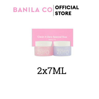 [GIFT- QUÀ TẶNG KHÔNG BÁN] Bộ 2 hộp Clean it Zero Cleansing Balm Original Miniature Set (2 typesx7ML)