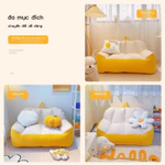 (Sẵn hàng) Ghế Sofa mềm mại, vải bông kết thúc, đầy các hạt thân thiện với môi trường EPS, thoải mái và nhẹ ghế lười hạt xốp ghế sofa mini sofa phòng khách decor phòng ngủ đám mây đọc sách lười hạt đậu — ảnh 7