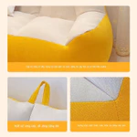 (Sẵn hàng) Ghế Sofa mềm mại, vải bông kết thúc, đầy các hạt thân thiện với môi trường EPS, thoải mái và nhẹ ghế lười hạt xốp ghế sofa mini sofa phòng khách decor phòng ngủ đám mây đọc sách lười hạt đậu — ảnh 8