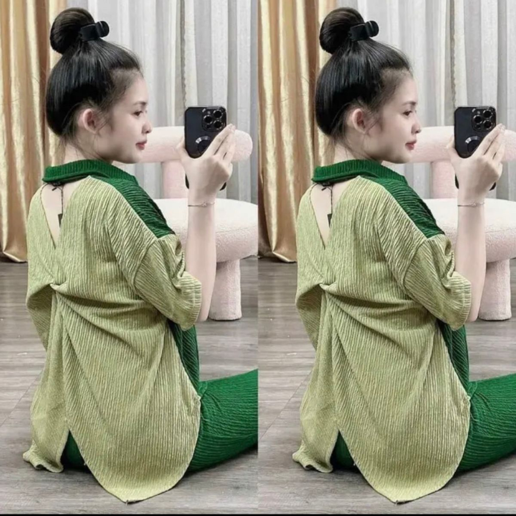 Thời Trang Bigsize Đồ Bộ Nữ Quần Dài Vải Thun Xốp Nhật ESHOP Đồ Mặc Nhà Kiểu Áo Sơ Mi Mặc Đẹp Dễ Thương Sang Chảnh DX01