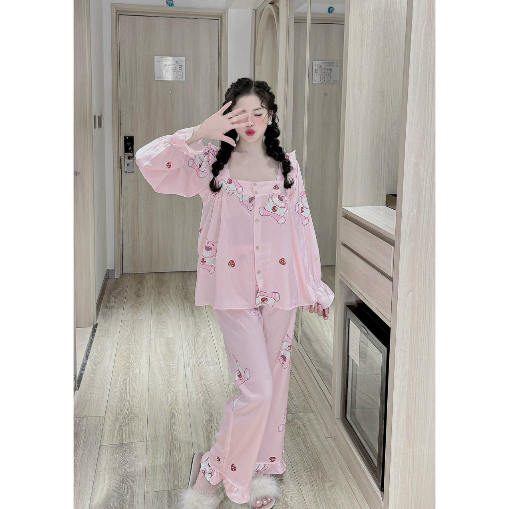 Gấu hồng baby bèo TD