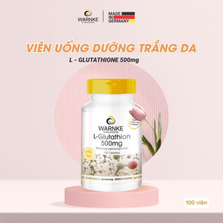 [DATE MỚI NHẤT] Viên uống trắng da, chống lão hóa toàn thân Warnke L-Glutathion 500mg 100 viên của Đức