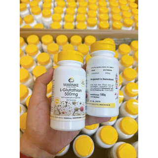 [DATE MỚI NHẤT] Viên uống trắng da, chống lão hóa toàn thân Warnke L-Glutathion 500mg 100 viên của Đức