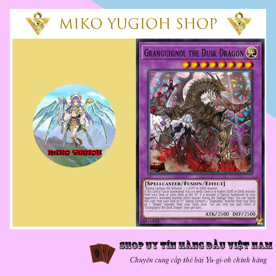 Miko Yugioh Thẻ Bài Yugioh Chính Hãng Tiếng Nhật Granguignol The Dusk Dragon Shopee Việt Nam 6053