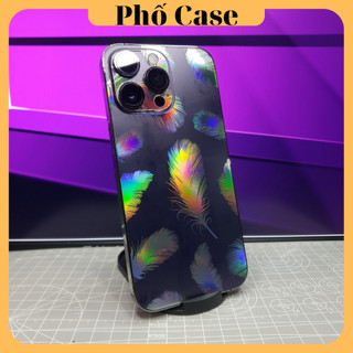 Miếng Dán PPF Full viền iphone hiệu ứng lông vũ cho 16promax 15promax 14promax 13promax 12promax 11promax