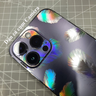 Miếng Dán PPF Full viền iphone hiệu ứng lông vũ cho 16promax 15promax 14promax 13promax 12promax 11promax