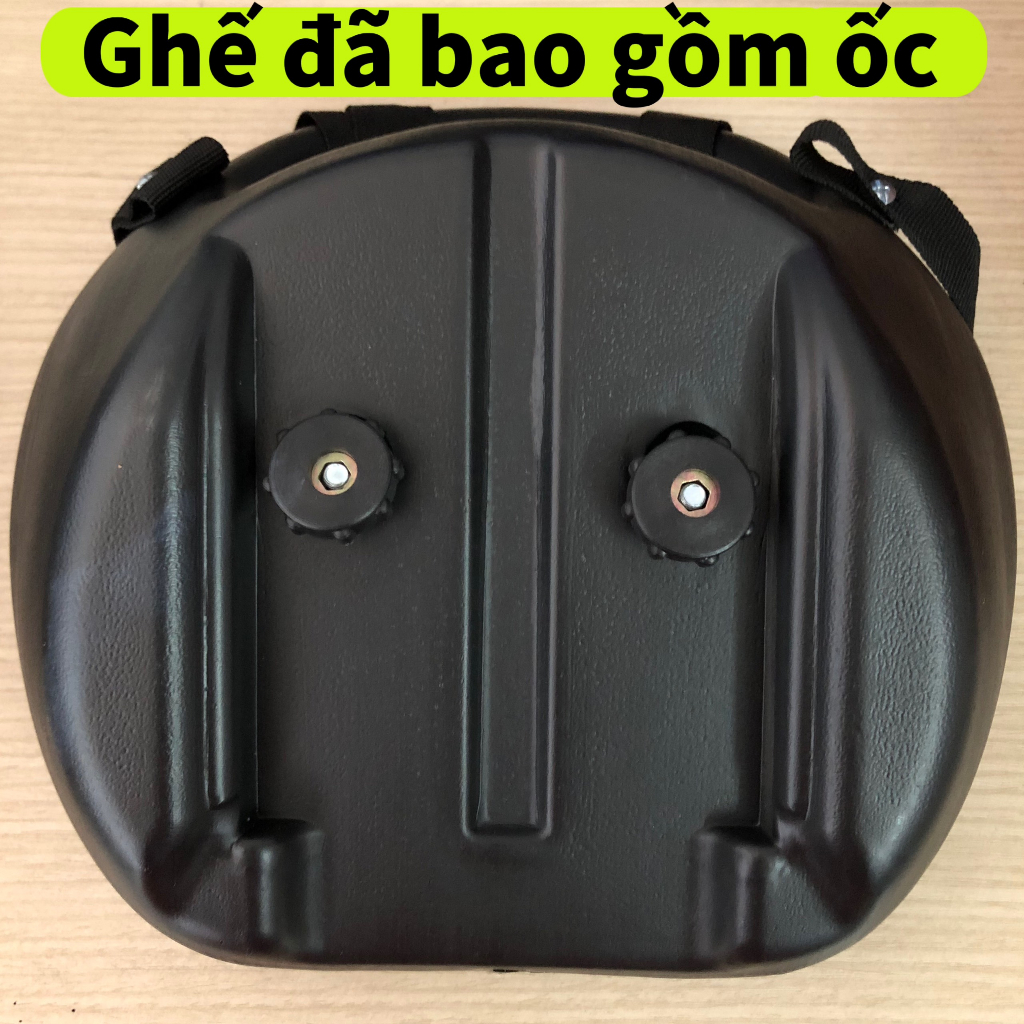 Yên rời ghế ngồi xe máy , xe 3 bánh trẻ em , yên nhựa CÓ NỆM ghế đôn ga , đã kèm ốc , YÊN NHỰA