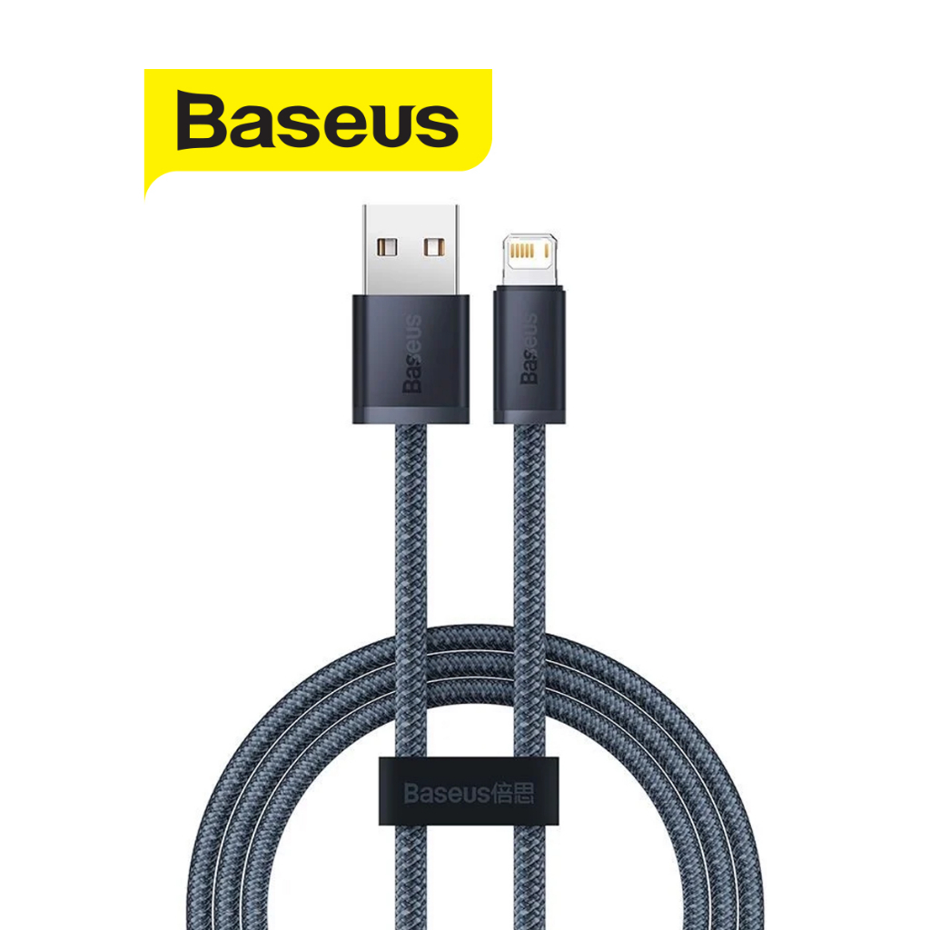 Ảnh Cáp sạc Baseus Dynamic USB cho iP7/8/10/11/12/13promax 2.4A dây dù siêu bền dài 1m/2m 3