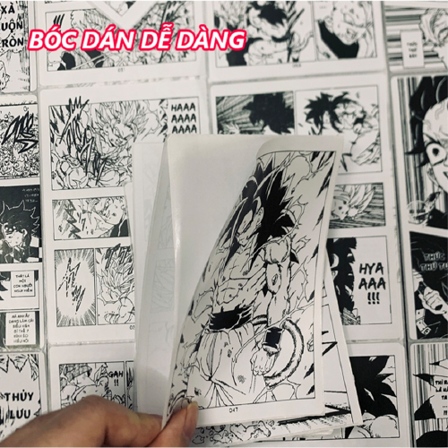 Set 200 Tờ Manga Wall Dán Tường Có Sẵn Keo Kích Thước 10x15cm Nhiều Anime Manga Decor AnimeX