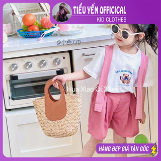 Bộ bé gái, Bộ quần áo hè bé gái thủy thủ màu hồng cho bé 11-23kg S770 | Tiểu Yến KID