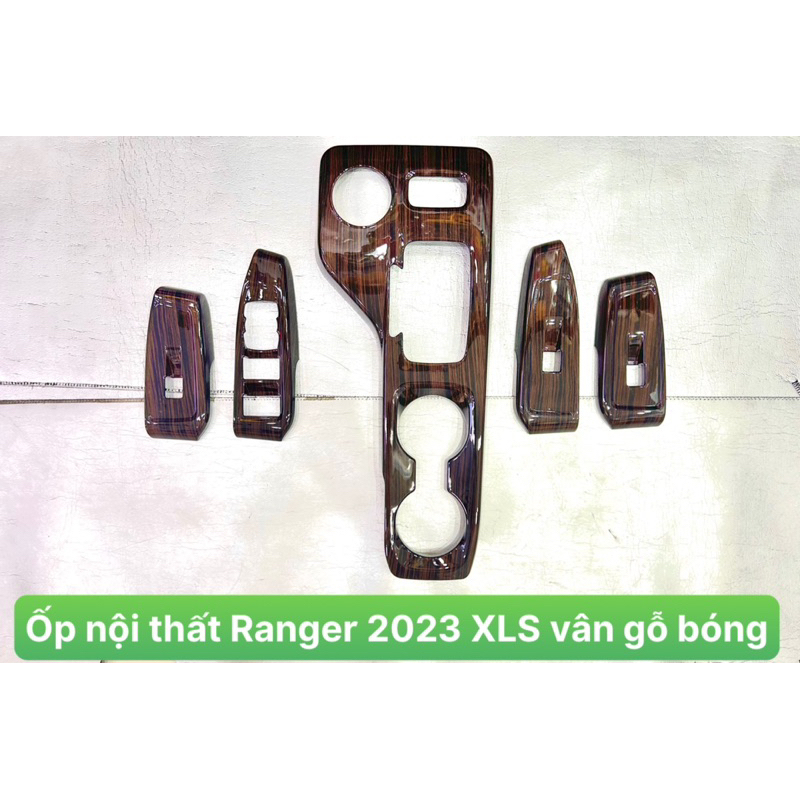 Ốp Nội thất xe Ford Ranger XLS 2023, 2024 - chất liệu nhựa ABS Cao Cấp : vân carbon - vân đá-  vân gỗ