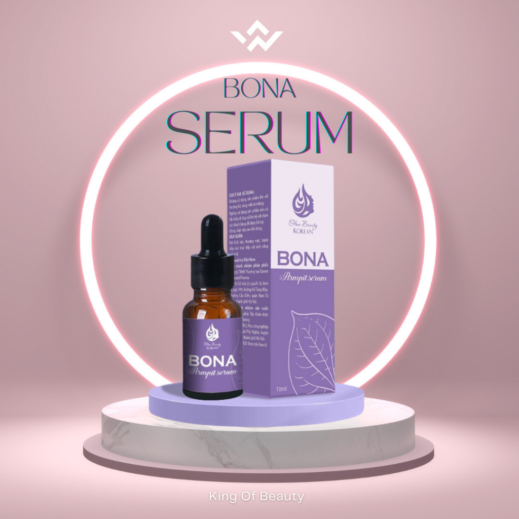 Ảnh Combo Serum Bona King Diamond Pharma 10ml + bông nở tác dụng hết hôi nách, hôi chân, mồ hôi tay chân v ĩ nh vi ễn 4