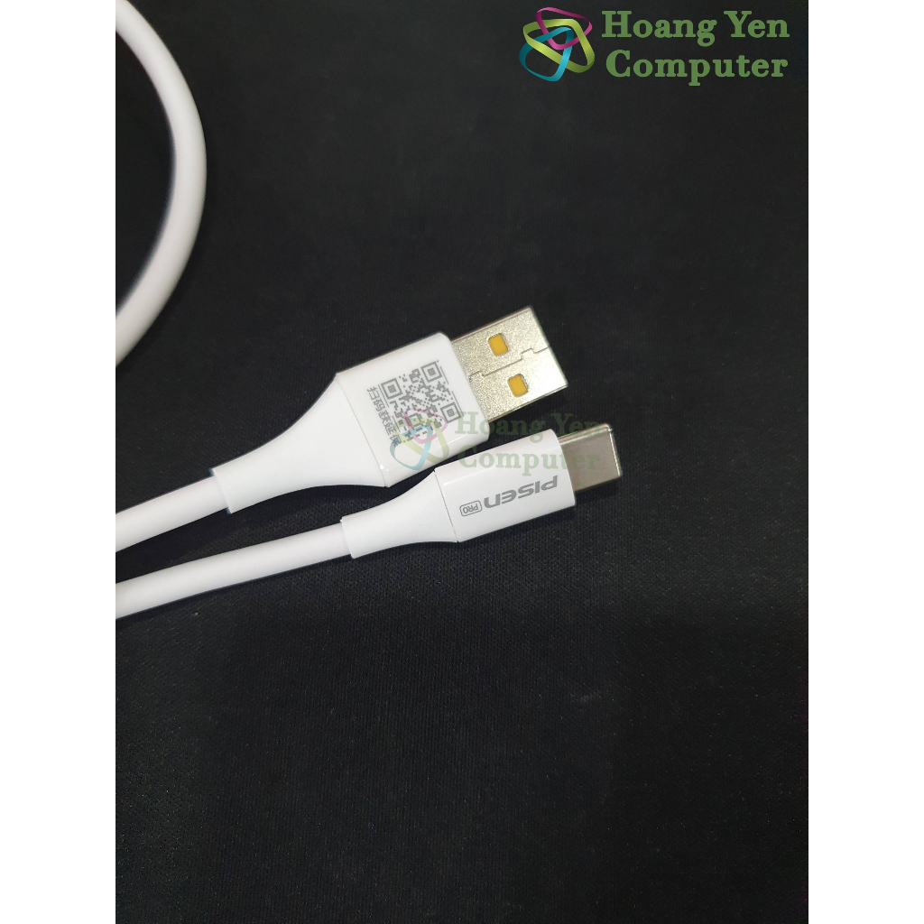 Cáp Sạc Pisen TYPE C Cho Android - Sạc Nhanh QC3.0 18W, VOOC 22.5W - BH 6 tháng 1 đổi 1 | Pisen Type C LH-TC07