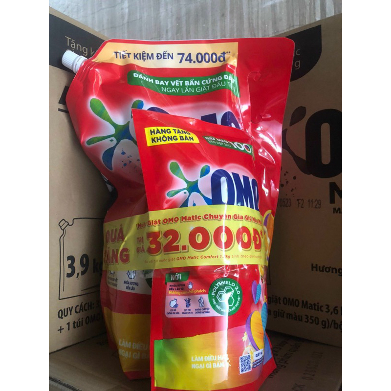 NƯỚC GIẶT OMO matic TÚI LỚN- 3,6kg