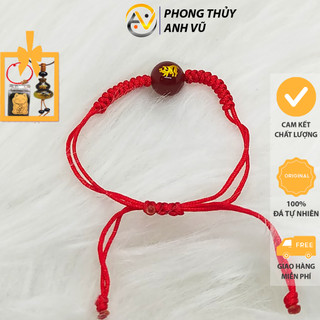 Vòng tết chỉ đỏ may mắn 12 con giáp năm 2023 - Chất liệu chỉ đỏ - May Mắn Tài Lộc - Bảo Hành 12T