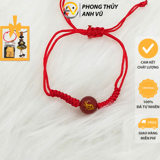 Vòng tết chỉ đỏ may mắn 12 con giáp năm 2023 - Chất liệu chỉ đỏ - May Mắn Tài Lộc - Bảo Hành 12T