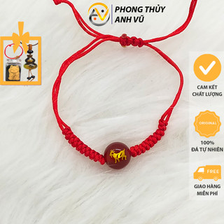 Vòng tết chỉ đỏ may mắn 12 con giáp năm 2023 - Chất liệu chỉ đỏ - May Mắn Tài Lộc - Bảo Hành 12T