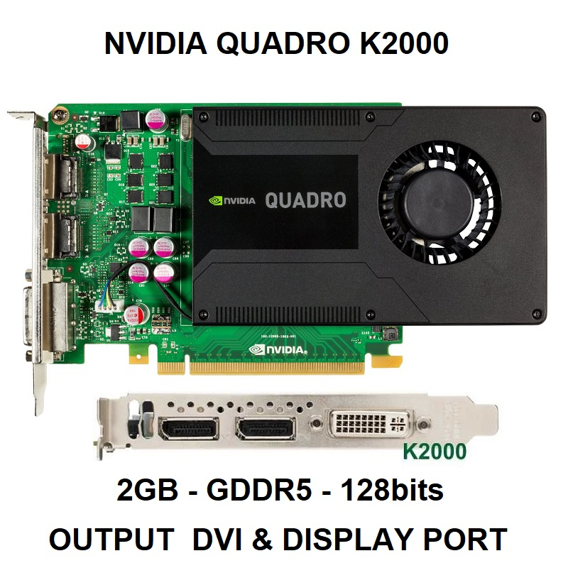 Card man hinh Nvidia Quadro K2000 2GB GDDR5 128bits hang thao may b o hanh 6 thang Shopee Vi t Nam