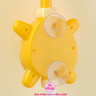 Sen Tắm Đồ Chơi Cho Bé – Vòi Tắm Hình Hươu/Hà Mã Không Dùng Pin, Hút Nước Phun Nước Bé Thích Tắm