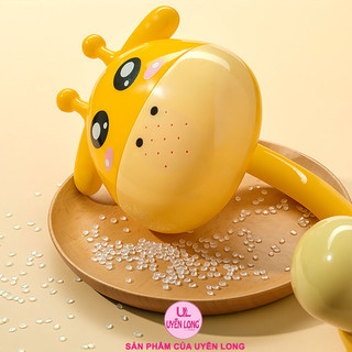 Sen Tắm Đồ Chơi Cho Bé – Vòi Tắm Hình Hươu/Hà Mã Không Dùng Pin, Hút Nước Phun Nước Bé Thích Tắm