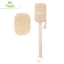 Miếng xơ mướp thay thế Cây chà lưng tắm cán gỗ xơ mướp handmade Oganic