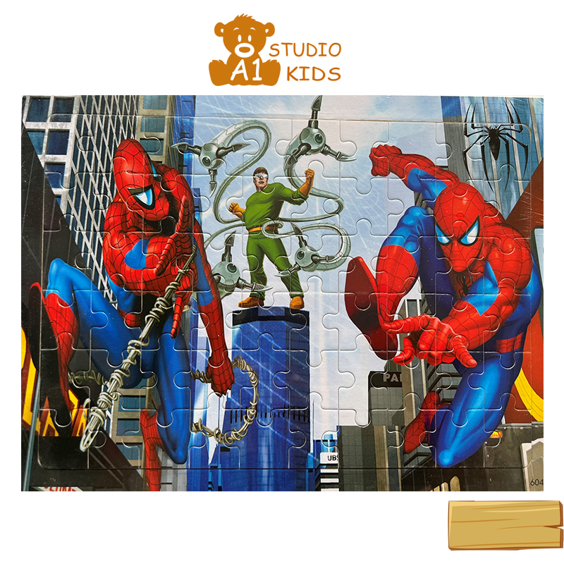 Tranh ghép hình cho bé 60 mảnh bằng gỗ kích thước 22x29cm nhiều chủ đề giúp bé phát triển trí tuệ A1studiokids