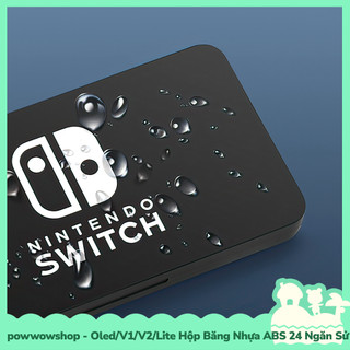 [Sẵn VN - Hỏa Tốc] Oled/V1/V2/Lite Hộp Băng 24 Ngăn Màn PE Sử Dụng Đựng Thẻ Game Nintendo Switch Simple Color