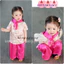 Sét đồ bà ba cho bé gái - Sét 3 chi tiết Áo + Quần + Tuban - Chật vải mềm mại