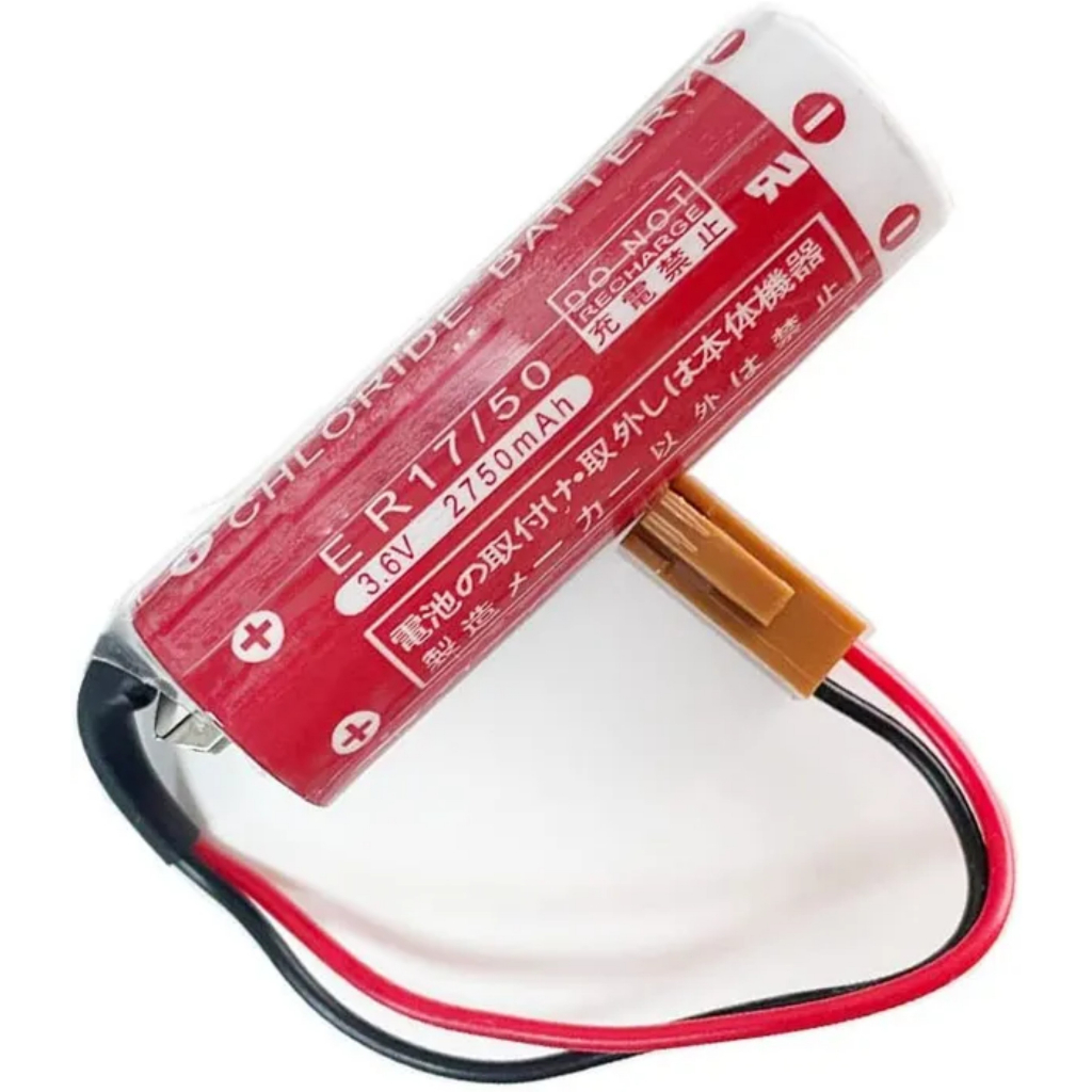 Pin nuôi nguồn PLC ER17/50 Maxell 3,6V có kèm Giắc màu nâu | Shopee ...
