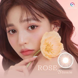 Kính áp tròng QUYNH LENS Rose Brown 0-8 độ