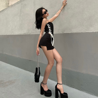 𝑵𝑰𝑵𝒀𝑺𝑴𝑼𝑺𝑬 - Chân Váy Thiết Kế CLIO Vạt Xéo Kèm Quần Trong Ninysmuse Kaki Co Giãn