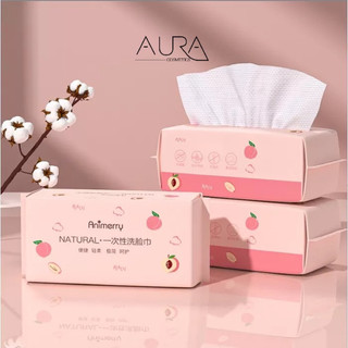 Khăn Mặt Khô Dạng Rút Animerry dùng 1 lần đa năng 50 khăn chữ nhật