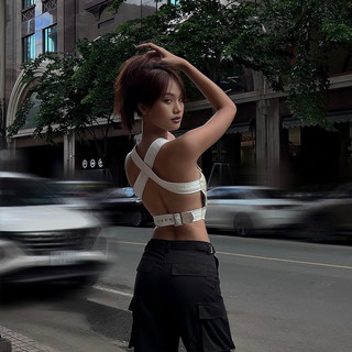 Áo Cúp Ngực Dây Da URANIA Ninysmuse Phong Cách Hở Lưng Sexy