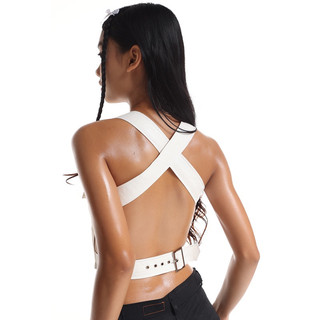 Áo Cúp Ngực Dây Da URANIA Ninysmuse Phong Cách Hở Lưng Sexy