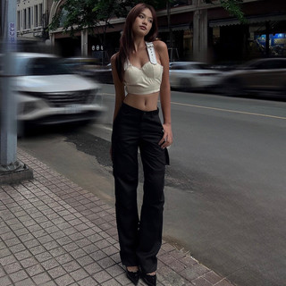 Áo Cúp Ngực Dây Da URANIA Ninysmuse Phong Cách Hở Lưng Sexy