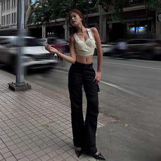 Áo Cúp Ngực Dây Da URANIA Ninysmuse Phong Cách Hở Lưng Sexy