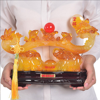 Tượng gậy như ý, Gậy như ý phong thuỷ, Cặp voi đỡ, Tượng phong thủy, Decor Trang trí nhà cửa, Quà tặng ý nghĩa - SUNNY
