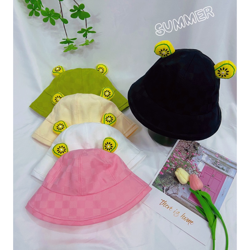 MŨ KIWI NGƯỜI LỚN VẢI XỐP MỚI MÙA HÈ