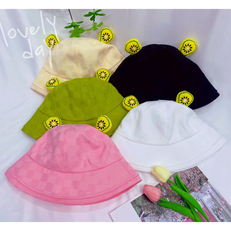 MŨ KIWI NGƯỜI LỚN VẢI XỐP MỚI MÙA HÈ