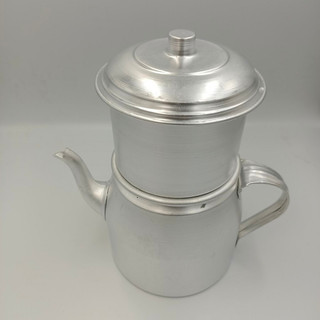 Phin cafe nhôm dạng siêu  cỡ lớn có ấm(ảnh thật)