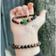 Vòng tay trầm hương sánh chìm 8ly mix sen thạch bích-thời trang nữ,đẹp,dễ thương-Trầm Hương Bình An