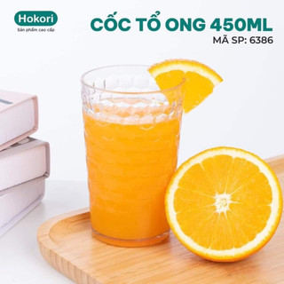 Cốc tổ ong nhựa Việt Nhật Hokori 300ml_6385,450ml_6386 dày dặn siêu bền rơi không vỡ { H }