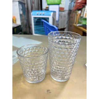 Cốc tổ ong nhựa Việt Nhật Hokori 300ml_6385,450ml_6386 dày dặn siêu bền rơi không vỡ { H }