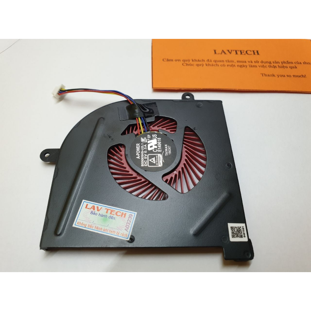 Ricambio Ventola Per MS-16K2 MS-17B Ventola CPU Originale MSI Per ...