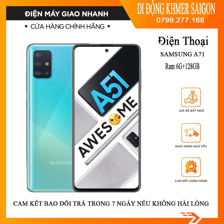Điện thoại Samsung Galaxy A51 NFC Ram 6G/128GB máy chính hãng | Shopee ...