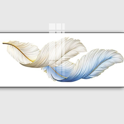 Tranh Cắt 3D LED Lông Vũ Hiện Đại